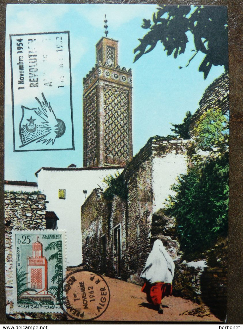 1962 TLEMCEN   Y&T =  366   TBE - Algerien (1962-...)