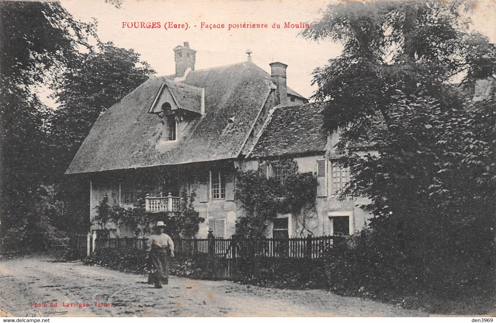 FOURGES (Eure) - Façade Postérieure Du Moulin - Fourges