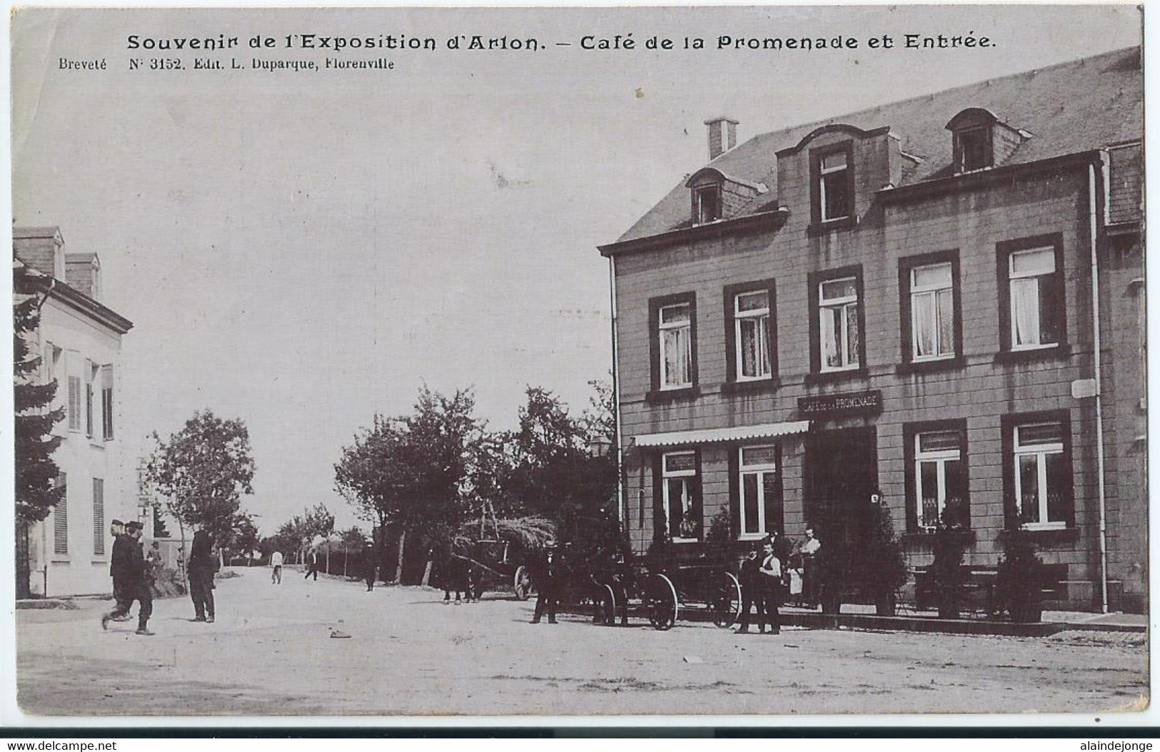 Arlon - Aarlen - Café De La Promenade Et Entrée - 1922 - Arlon