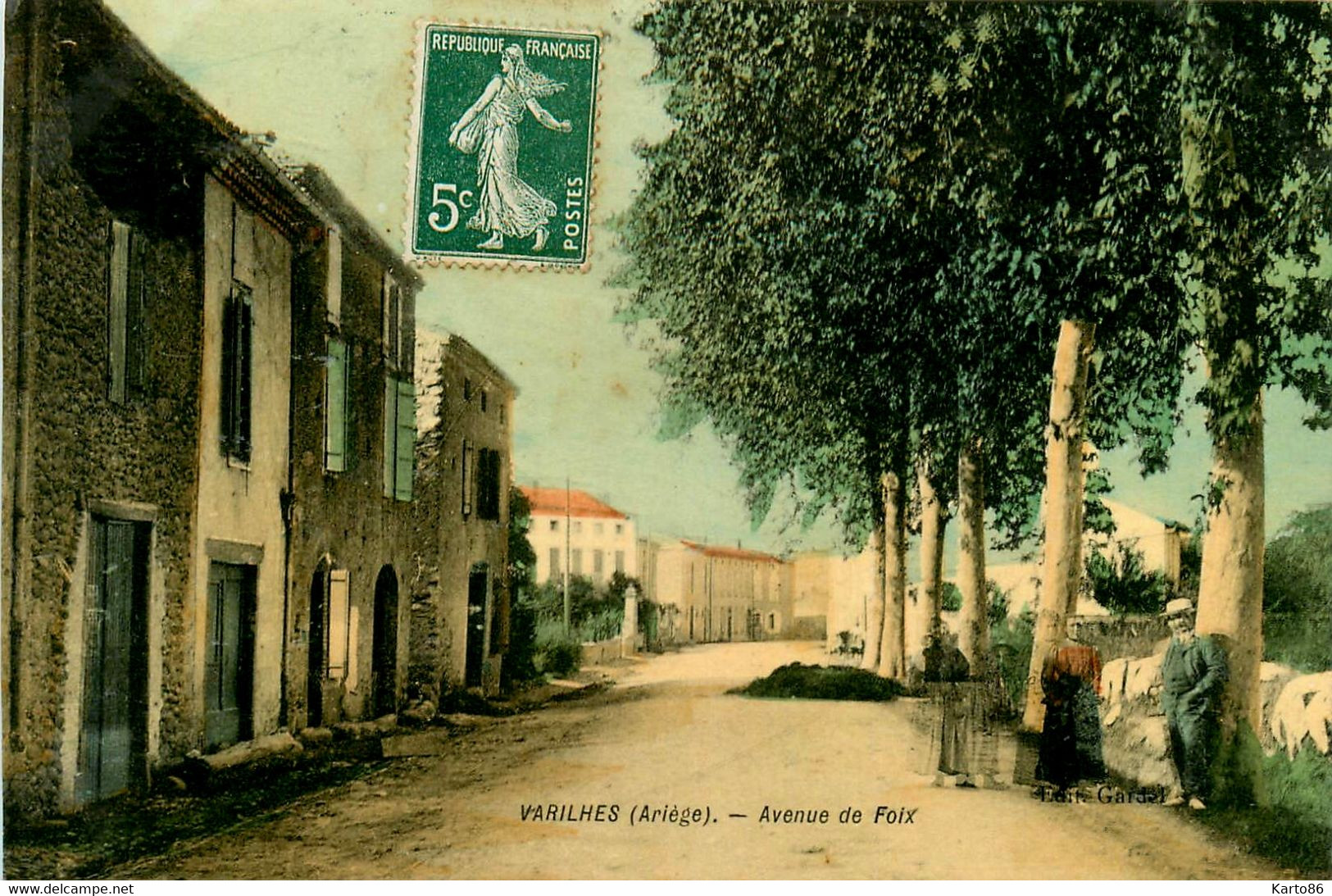 Varilhes * Avenue De Foix * Villageois - Varilhes