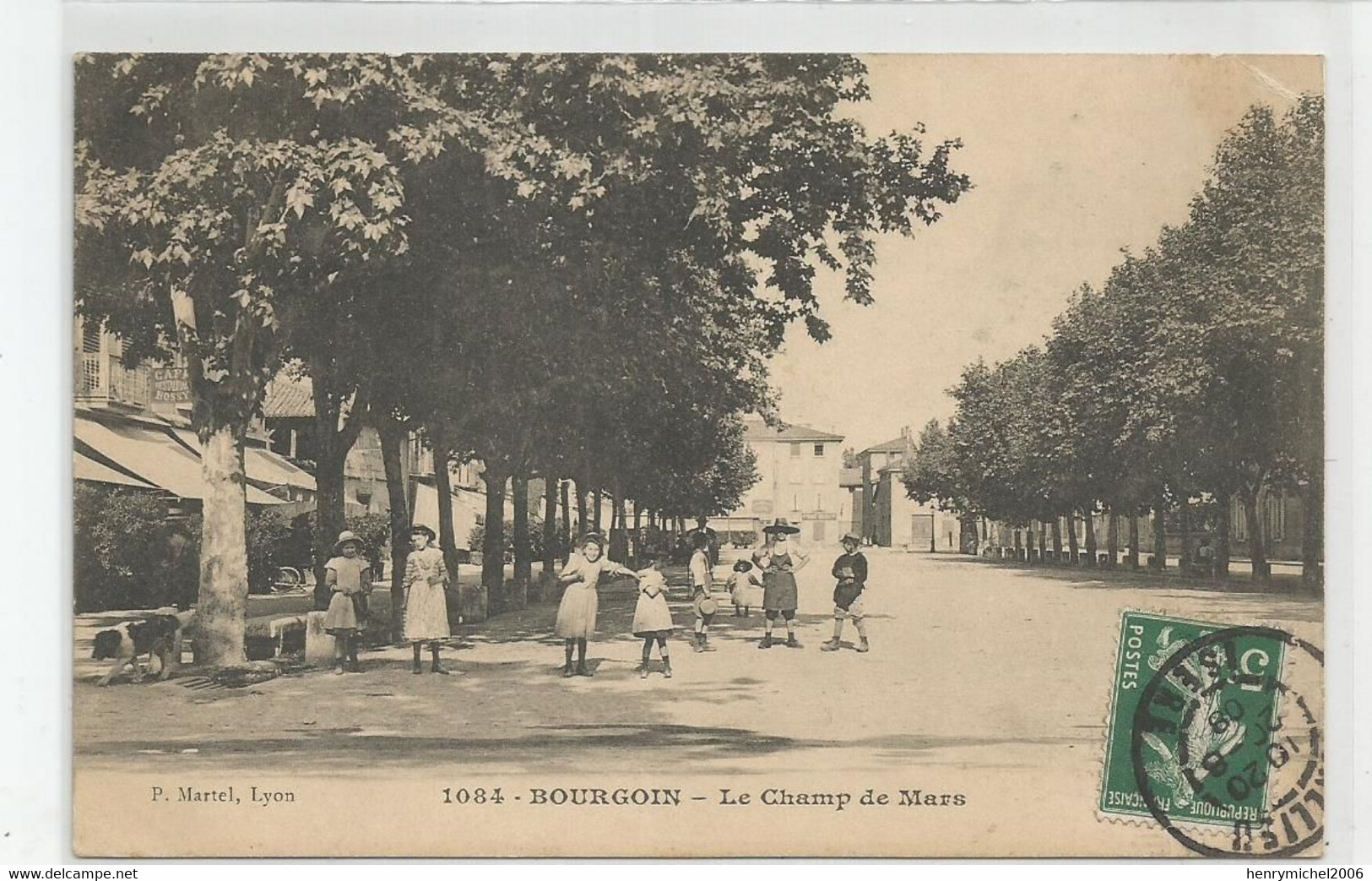 38 Isère Bourgoin Le Champ De Mars 1909 - Bourgoin