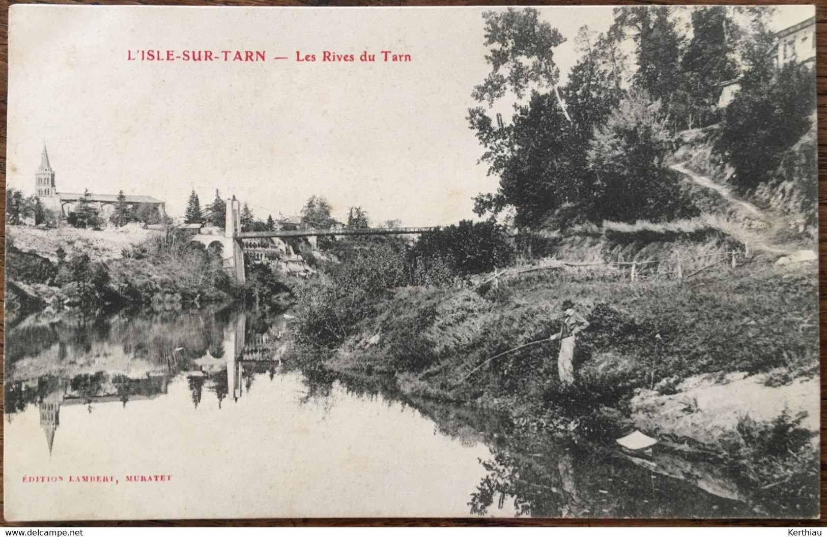 L'Isle Sur Tarn (Lisle Sur Tarn) - 3 CPA: L'église; Les Rives Du Tarn; Le Pont Suspendu. Non Circulées - Lisle Sur Tarn