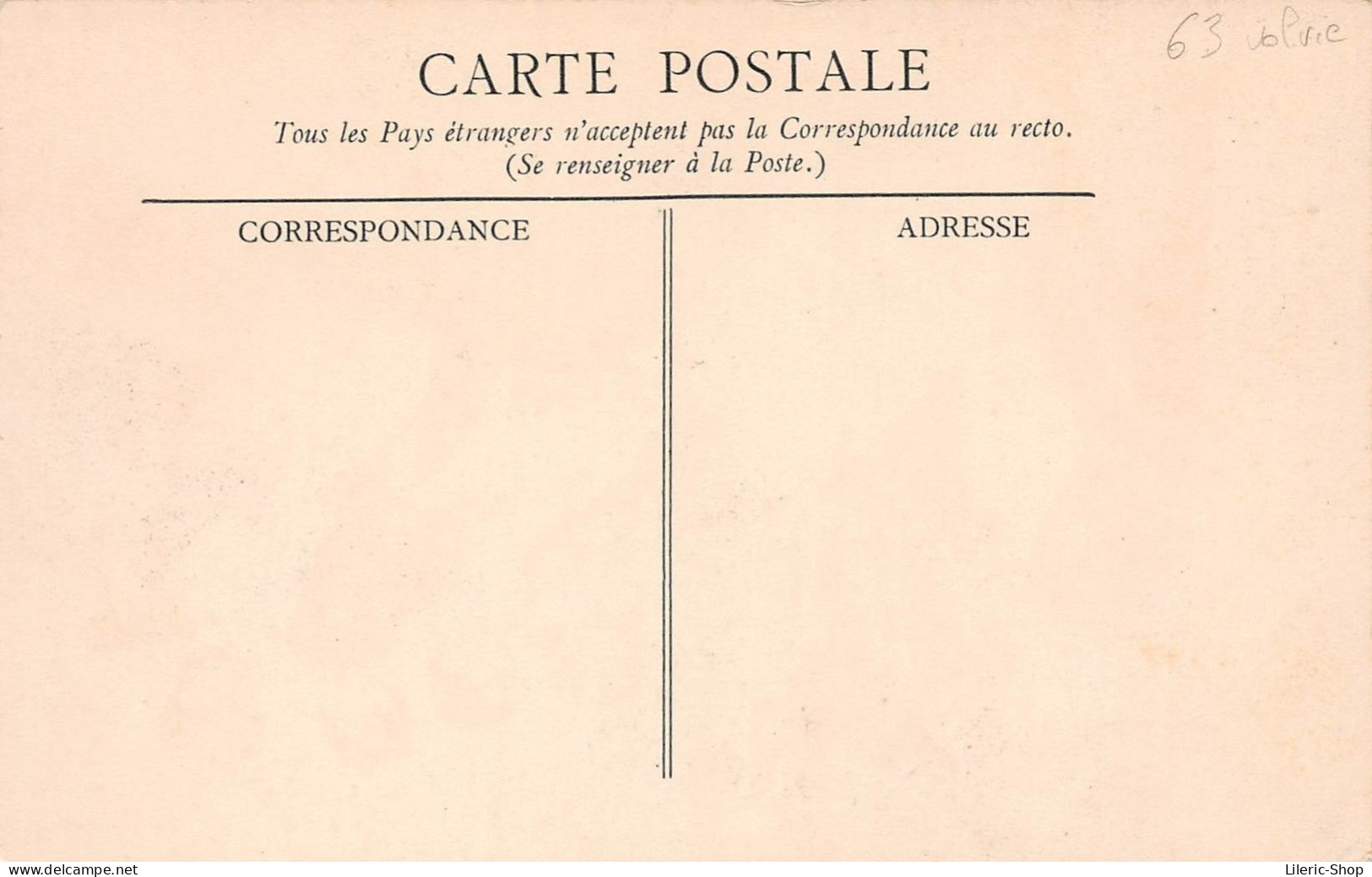 ►VOLVIC◄03►◄CPA►CHÂTEAU MÉDIÉVAL DE TOURNOEL◄±1910►►ÉDIT. VDC No 1688 - Volvic