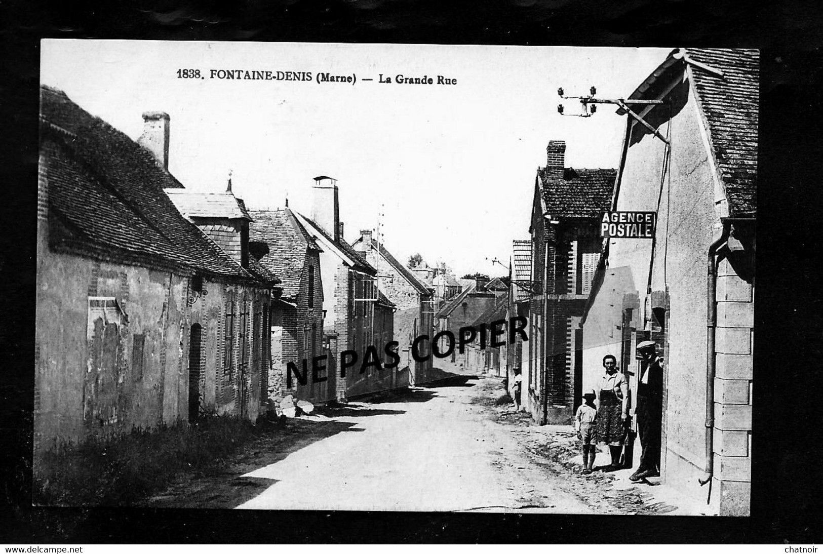 FONTAINE DENIS   La Grande Rue / Agence Postale - Other & Unclassified