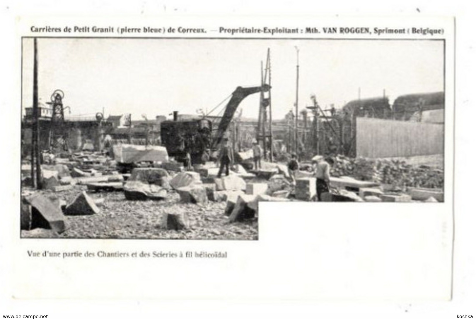 SPRIMONT - Carrières De Petit Granit De Correux - Une Partie Des Chantiers - Non Envoyée - Précurseur - Sprimont