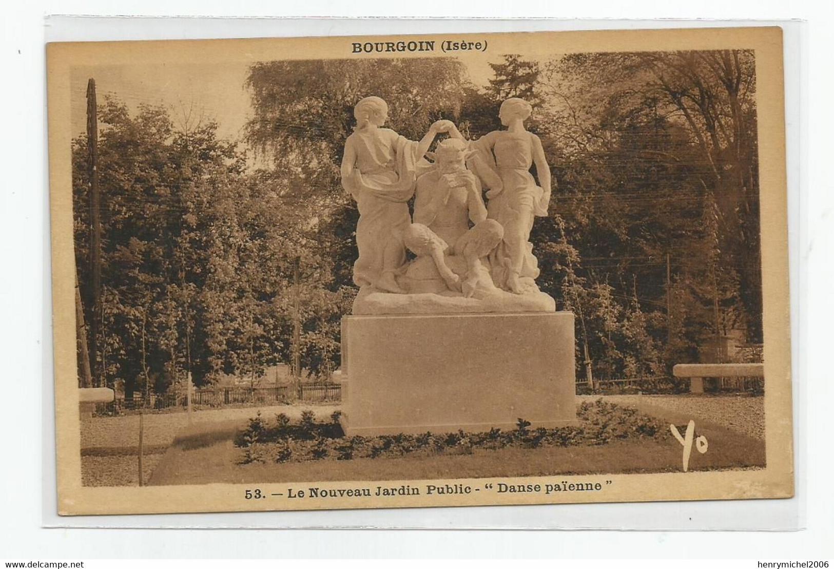 38 Isère Bourgoin Le Nouveau Jardin Public Danse Paienne - Bourgoin