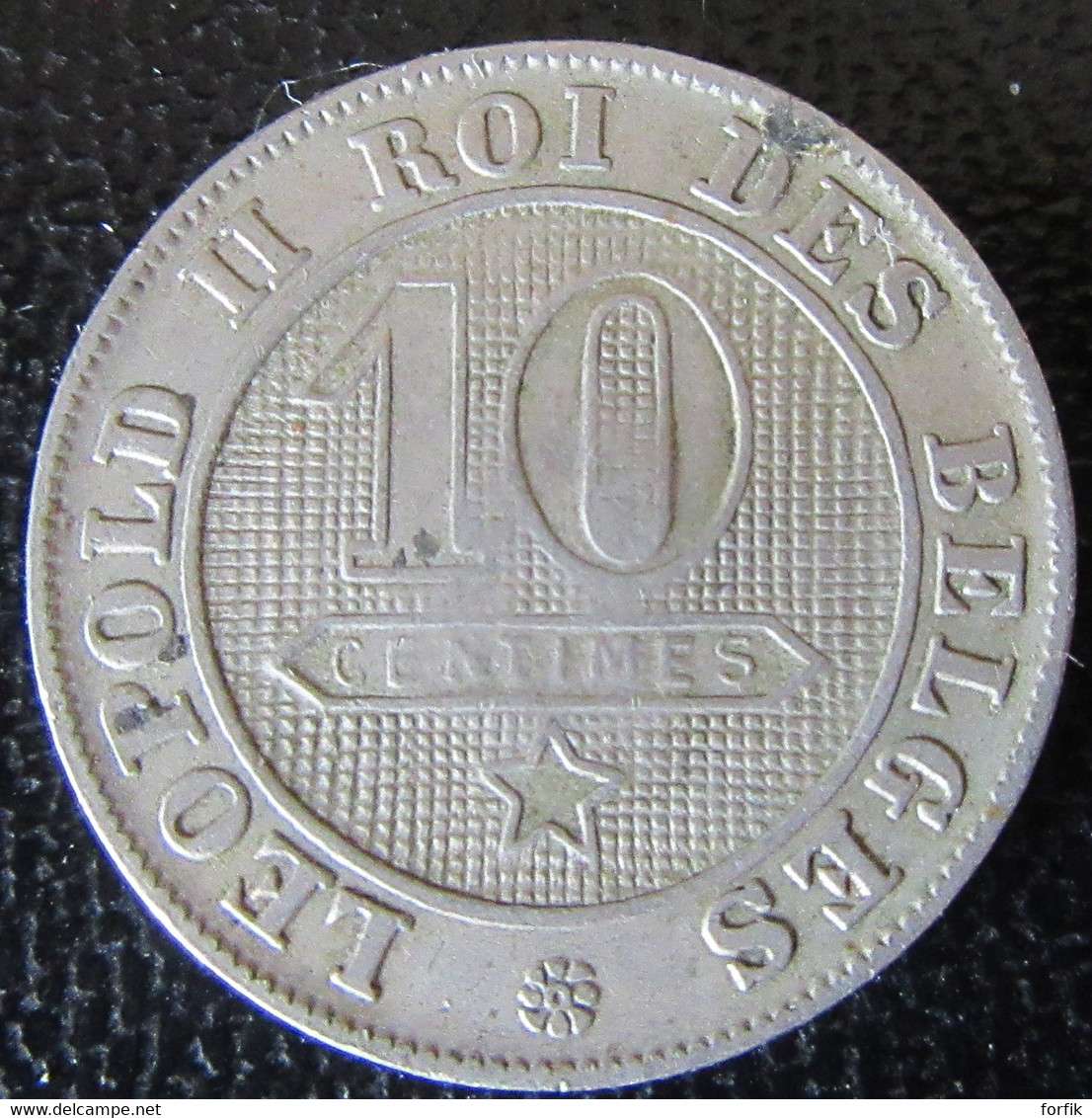 Belgique - Monnaie 10 Centimes Leopold II 1894 - 10 Cent