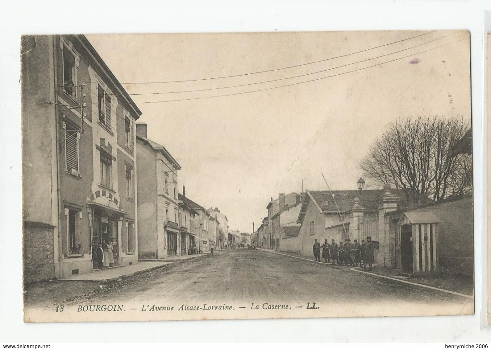 38 Isère Bourgoin La Caserne Avenue Alsace Lorraine - Bourgoin