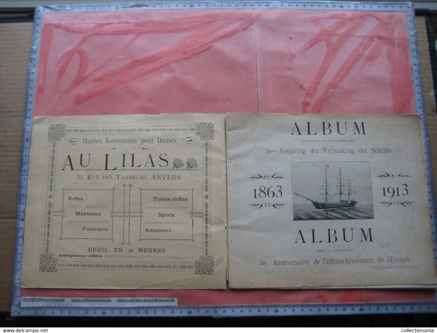 Brochure : Titel Is : Pracht Album ... Scheepvaart .. Vrijmaking Der Schelde 50st Verjaring - Ed PATRIA - Litho T Felt - Arte