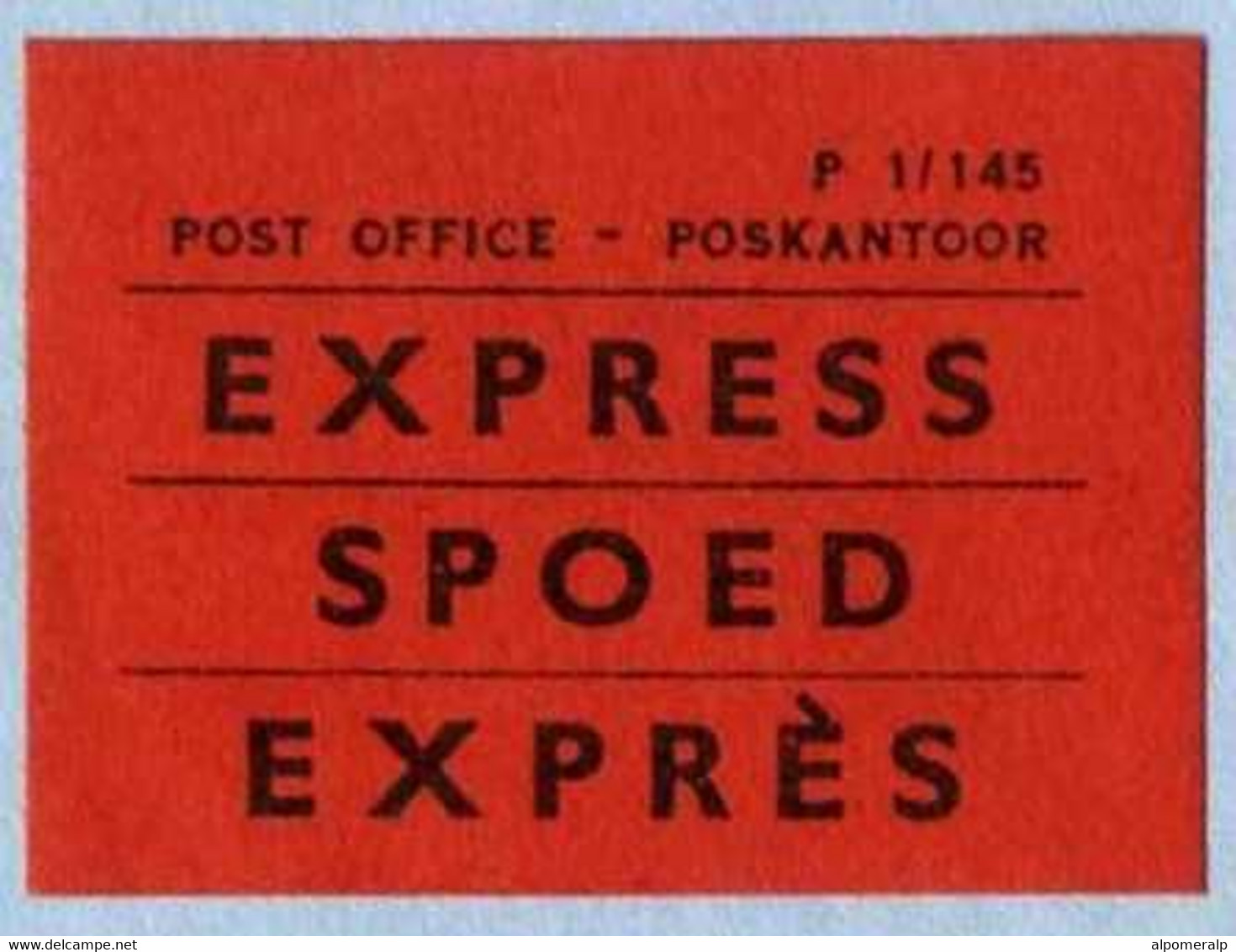 RSA 1983 Expres Label Airmail Cover Used To Turkey, Trabzon - Posta Aerea