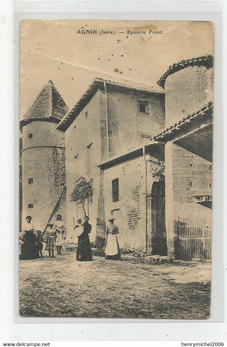 38 Isère Agnin épicerie Franc Vers Bourgoin ( En L'état ) - Bourgoin