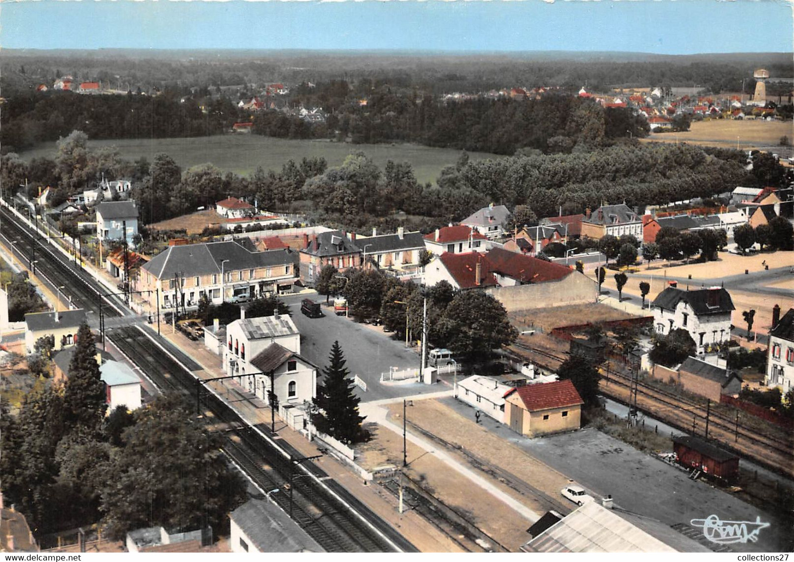 41-SALBRIS- LA GARE VUE AERIENNE - Salbris