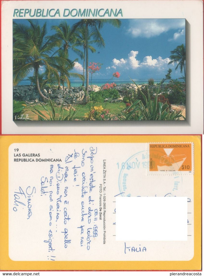 Republica Dominicana. Las Galeras. Viaggiata 1999 - Dominica