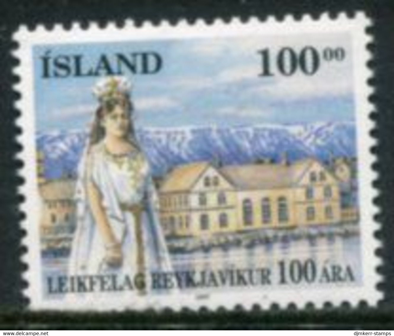 ICELAND 1997 Reykjavik Theatre Centenary MNH / **.  Michel 875 - Unused Stamps