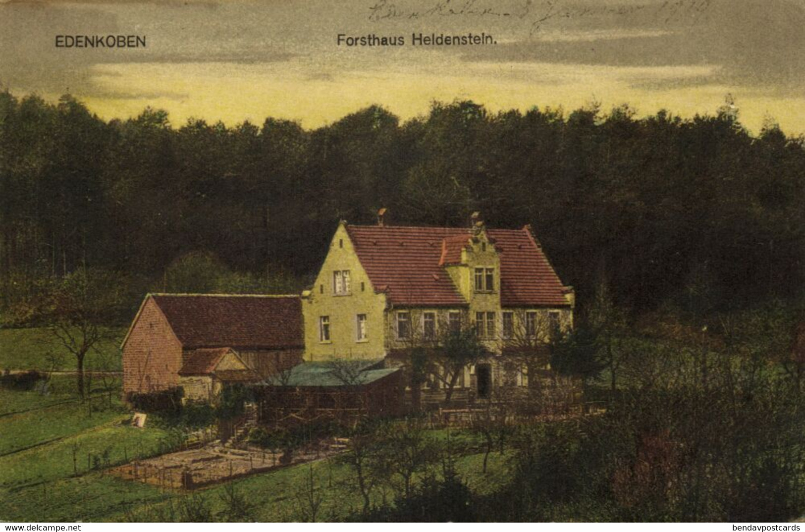 EDENKOBEN, Forsthaus Heidenstein (1919) AK - Edenkoben