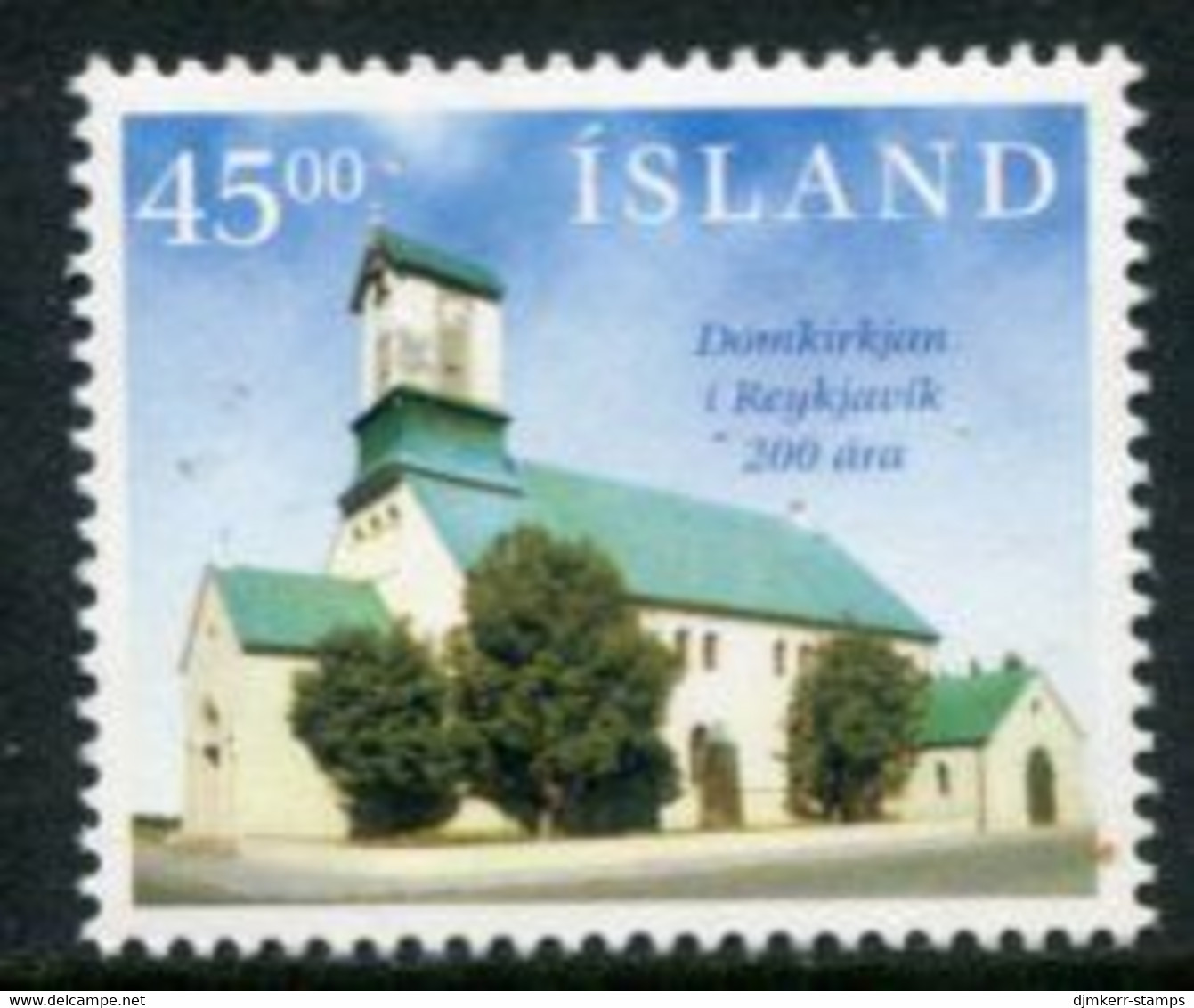 ICELAND 1996 Bicentenary Of Reykjavik Cathedral MNH / **.  Michel 859 - Ongebruikt