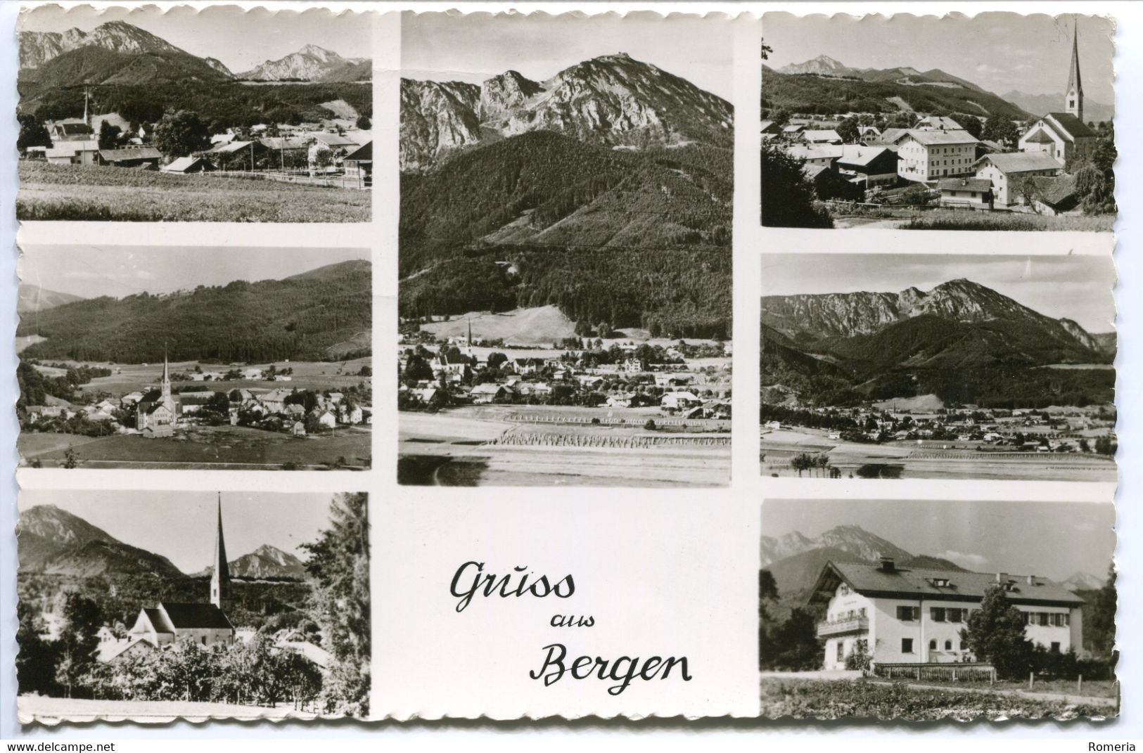 Allemagne - Basse Saxe - Bergen - Grüss Aus Bergen - Dentelée, écrite, Timbrée - Bergen