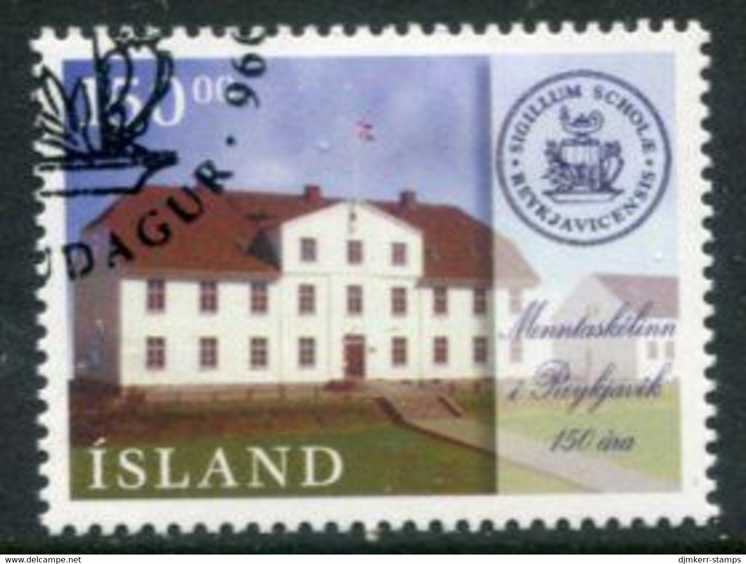 ICELAND 1996 High School Anniversary Used.  Michel 855 - Gebruikt