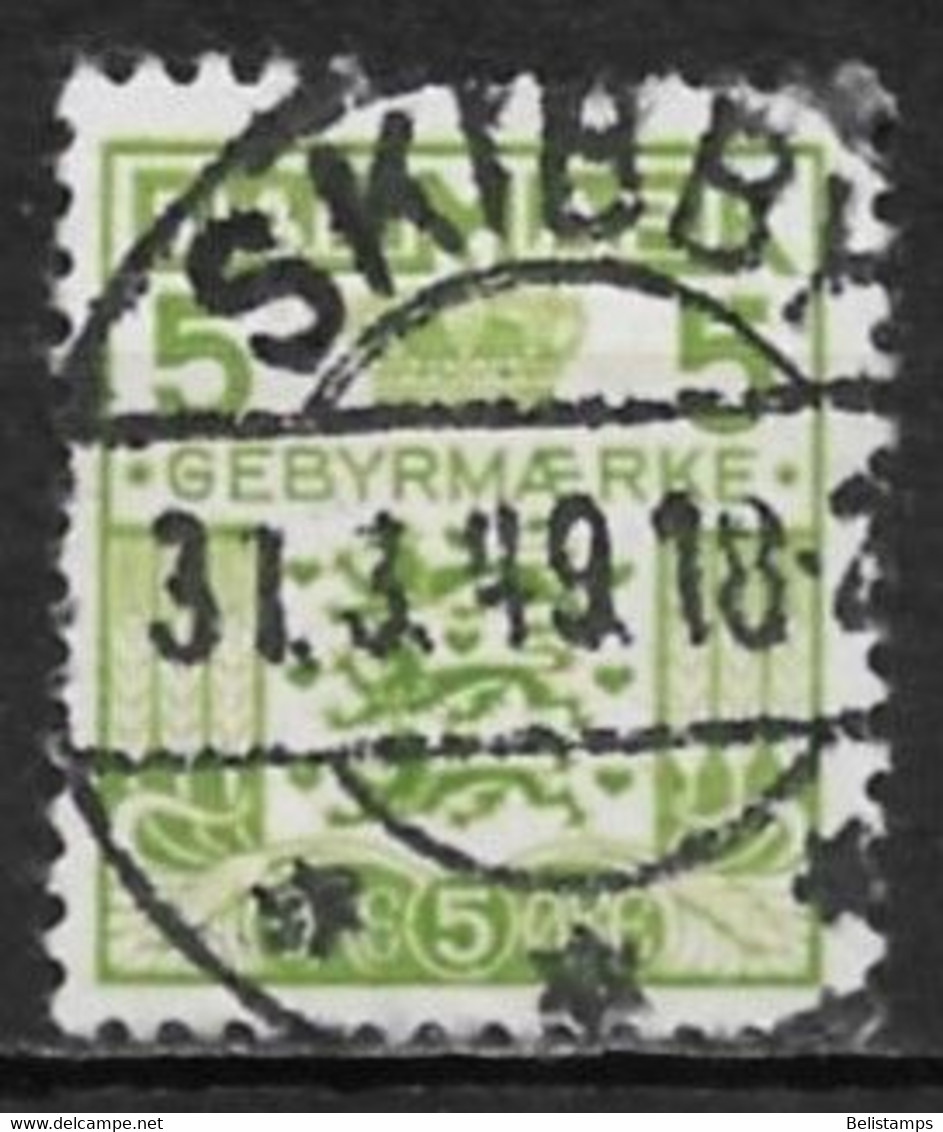 Denmark 1934. Scott #l4 (U) Coat Of Arms - Dienstmarken