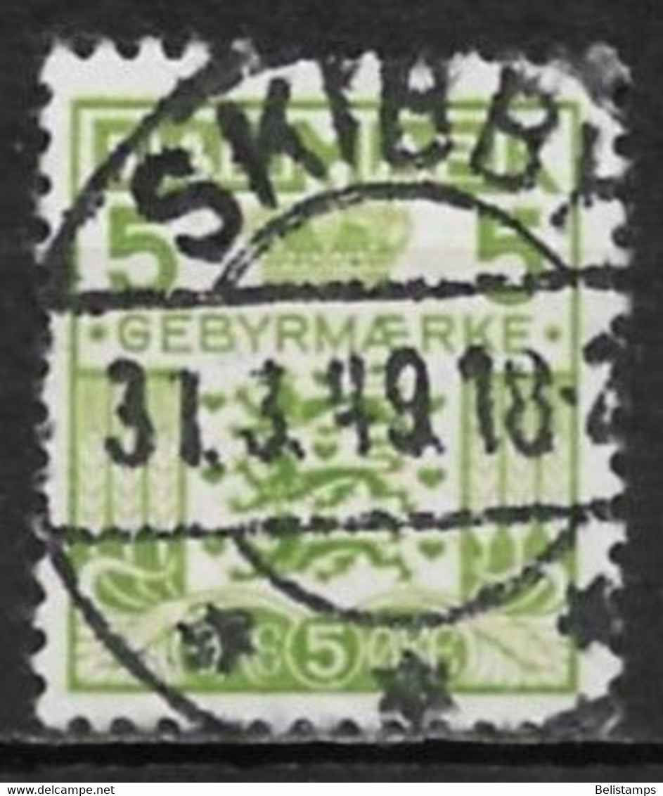 Denmark 1934. Scott #l4 (U) Coat Of Arms - Dienstzegels