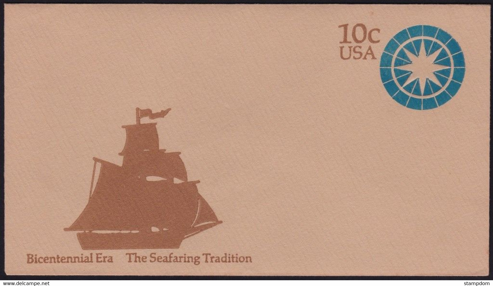 USA 10c Bicentennial Era  The Seafaring Tradition - UNUSED @D5292 - 1961-80