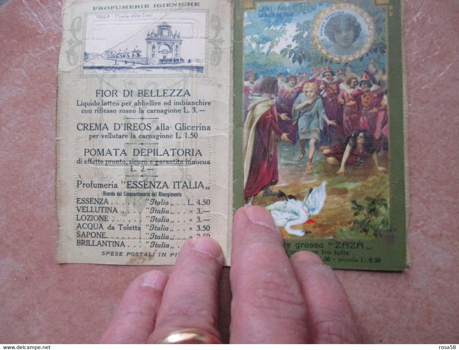 SPORT 1915 PARSIFAL Puglisi E Manara CATANIA Profumerie Igieniche - Grand Format : 1901-20