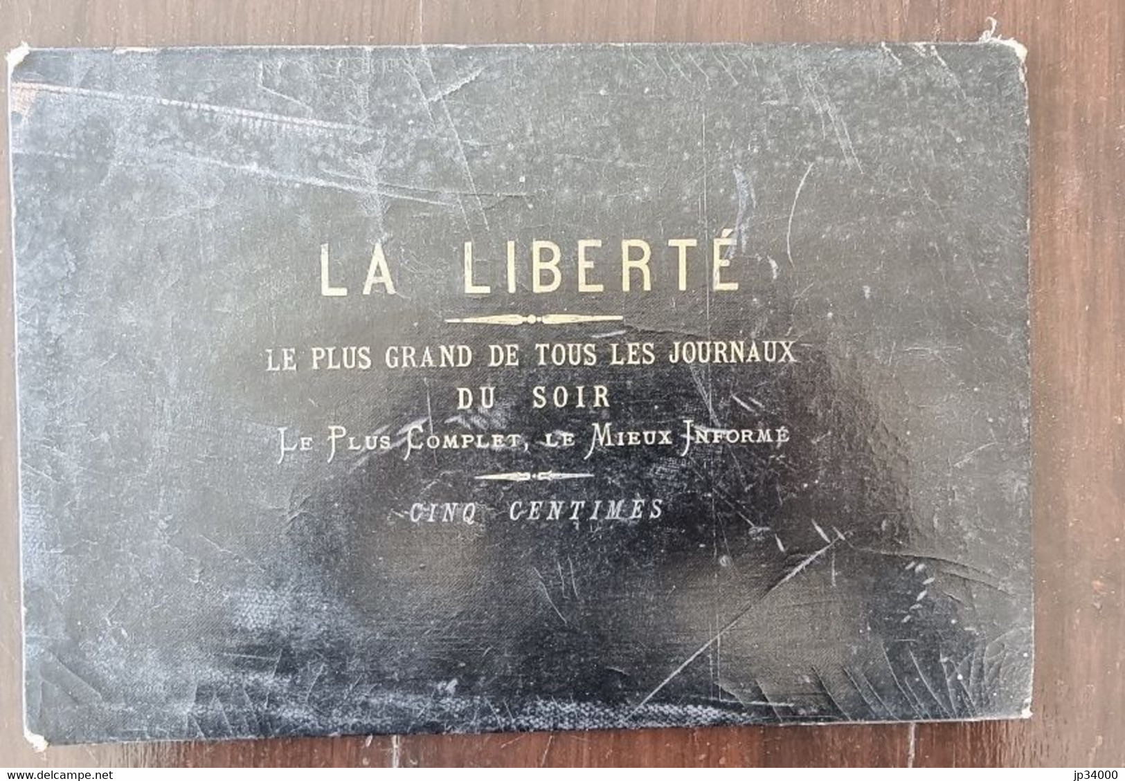 Calendrier Perpétuel Publicitaire (Journal LA LIBERTE 1900) - Grand Format : 1901-20