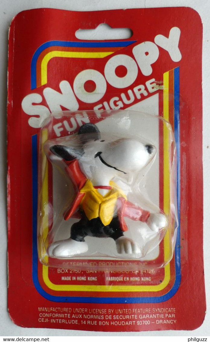 BLISTER CEJI FIGURINE PEANUTS SNOOPY En COSTUME - Snoopy