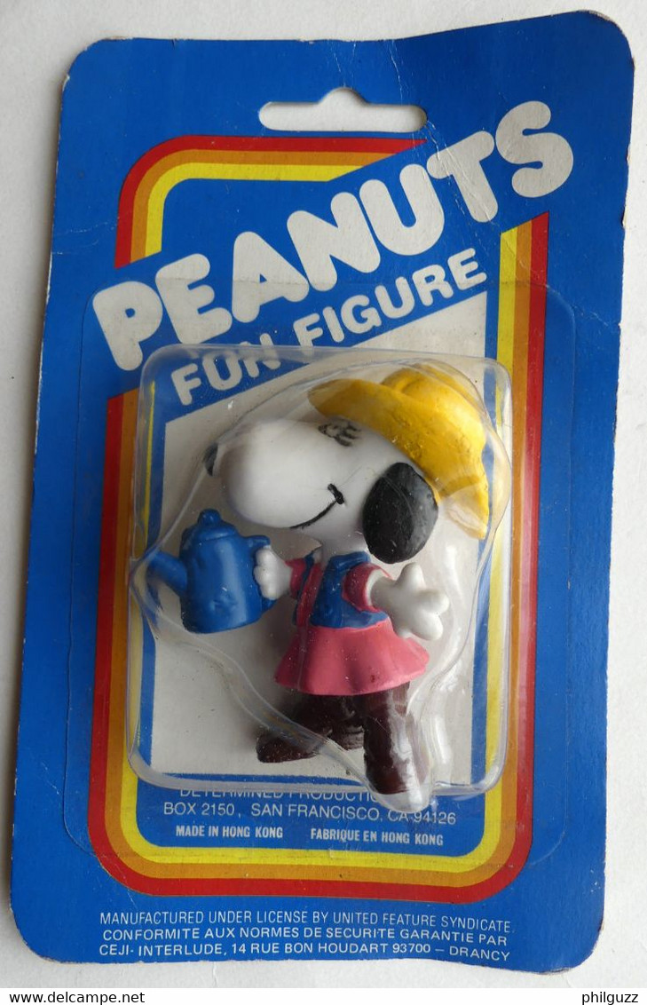 BLISTER CEJI FIGURINE PEANUTS SNOOPY COWBOY FAR WEST - Snoopy