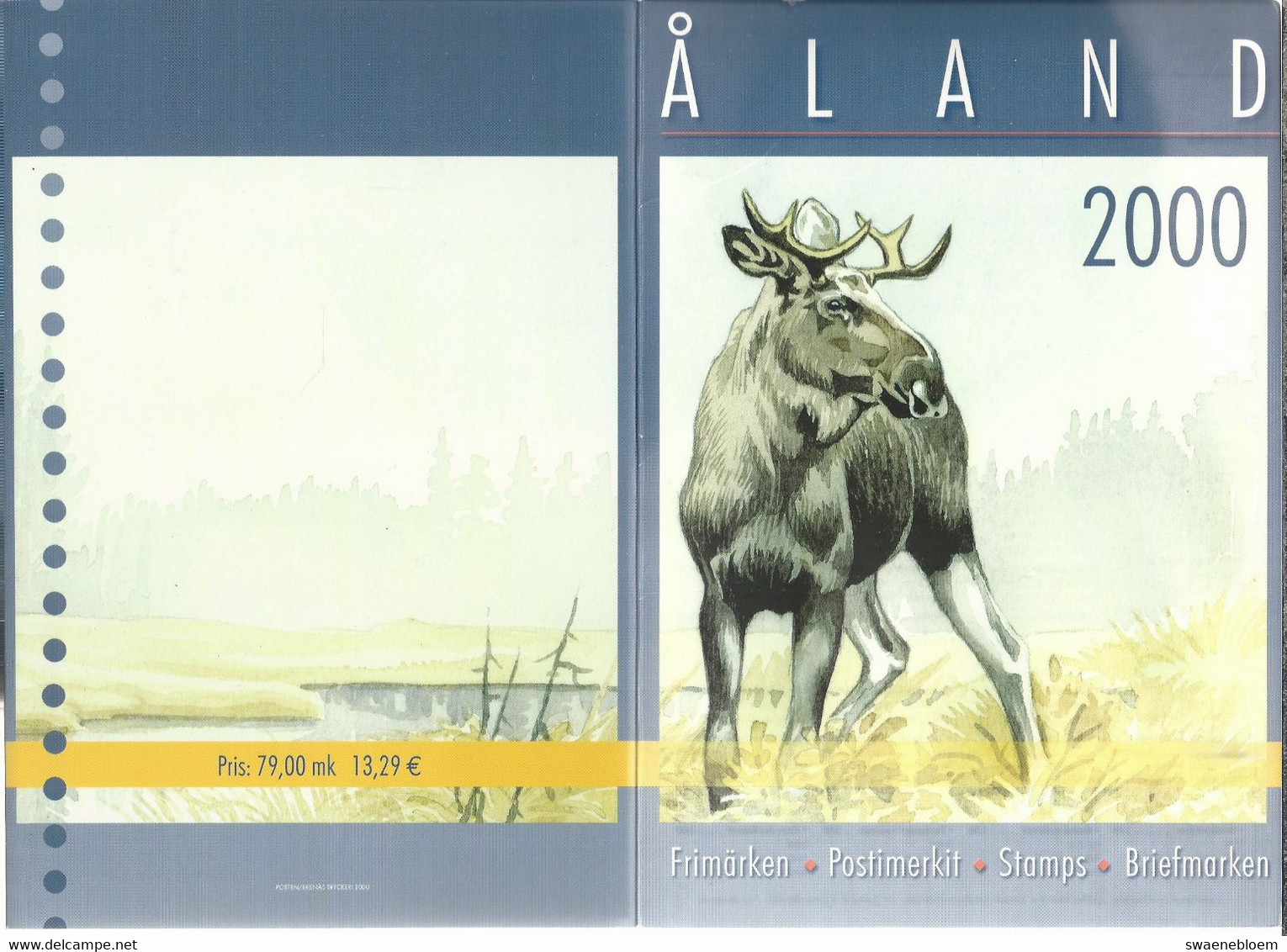 ALAND 2000. FRIMARKEN POSTIMERKIT STAMPS BRIEFMARKEN POSTZEGELHOES. - Fächer