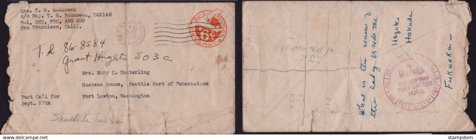 USA 1949 6c Air Mail PSE - USED @D3628 - 1941-60