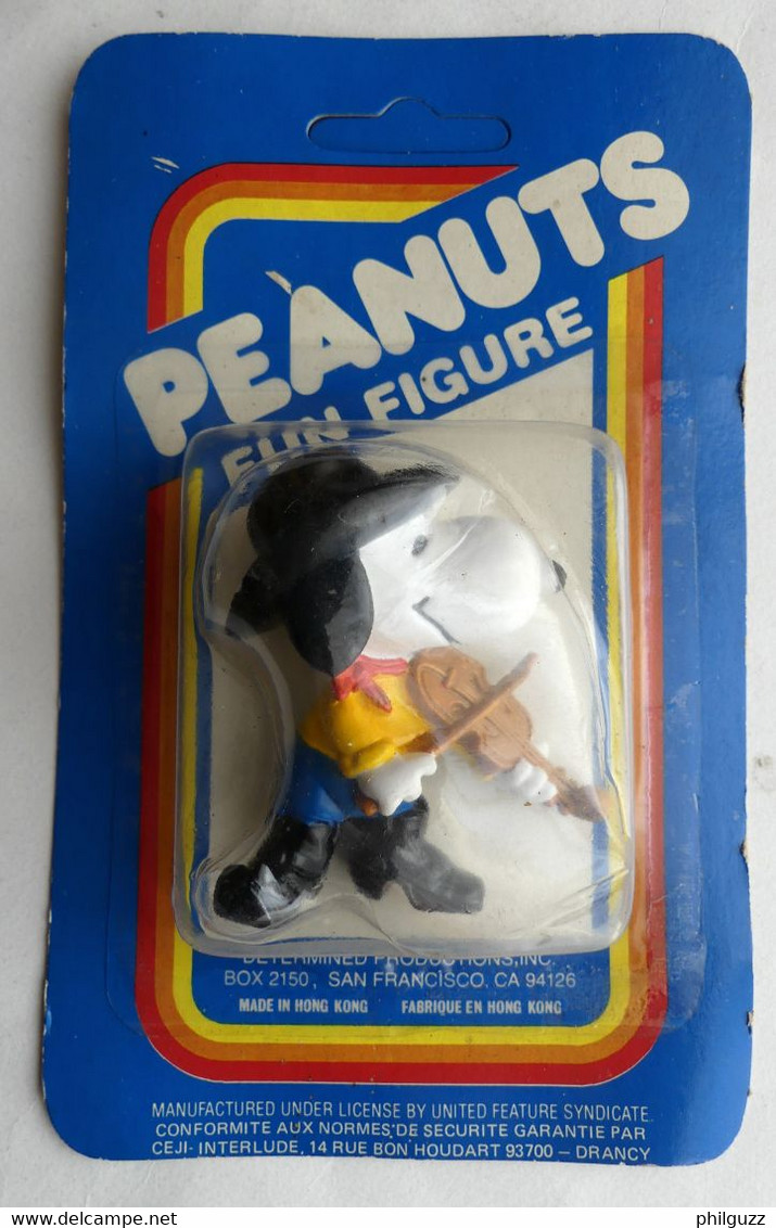 BLISTER CEJI FIGURINE PEANUTS SNOOPY VIOLONISTE - Snoopy