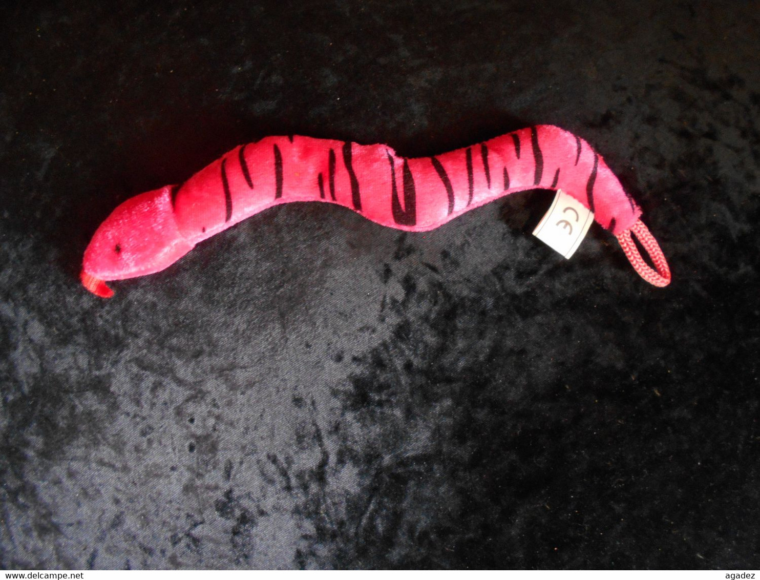 Peluche Serpent Rose - Cuddly Toys