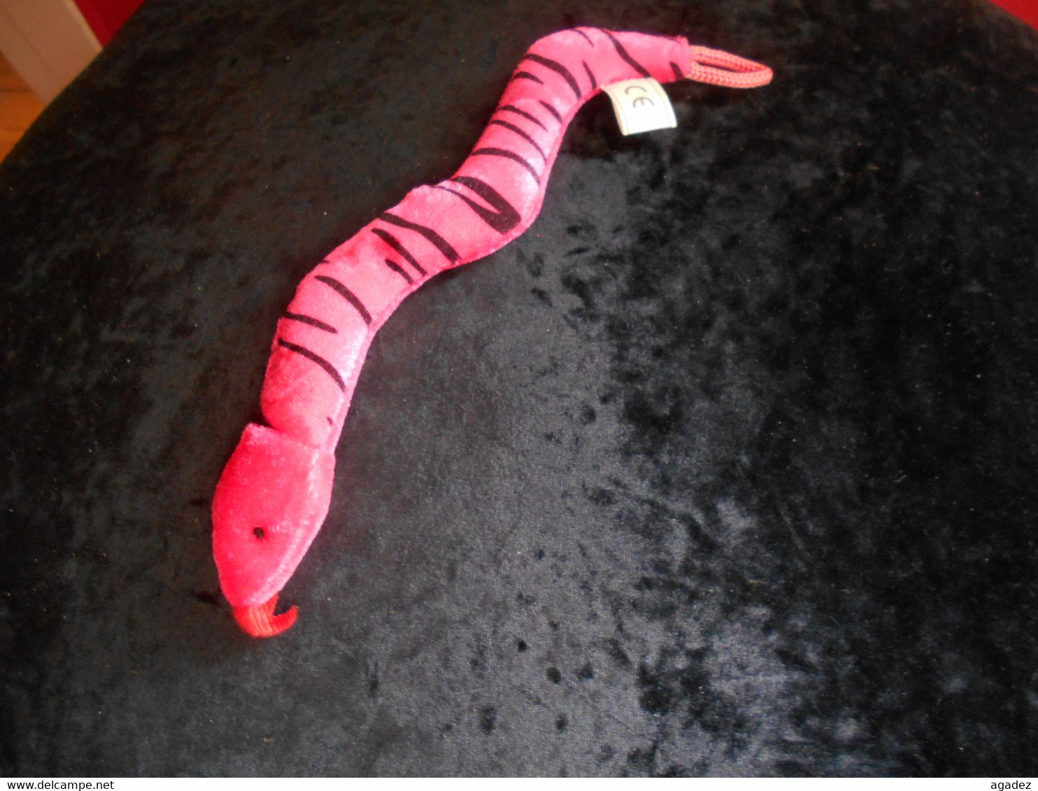 Peluche Serpent Rose - Peluche