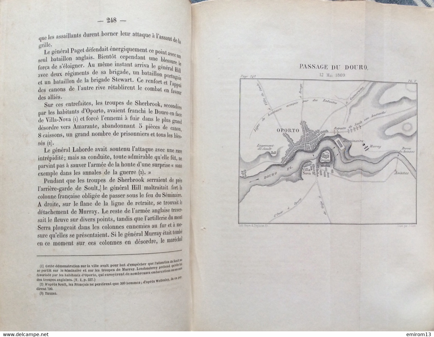 A. Brialmont Histoire du Duc de Wellington chef de l’armée de terre britannique 3 Tomes 1857