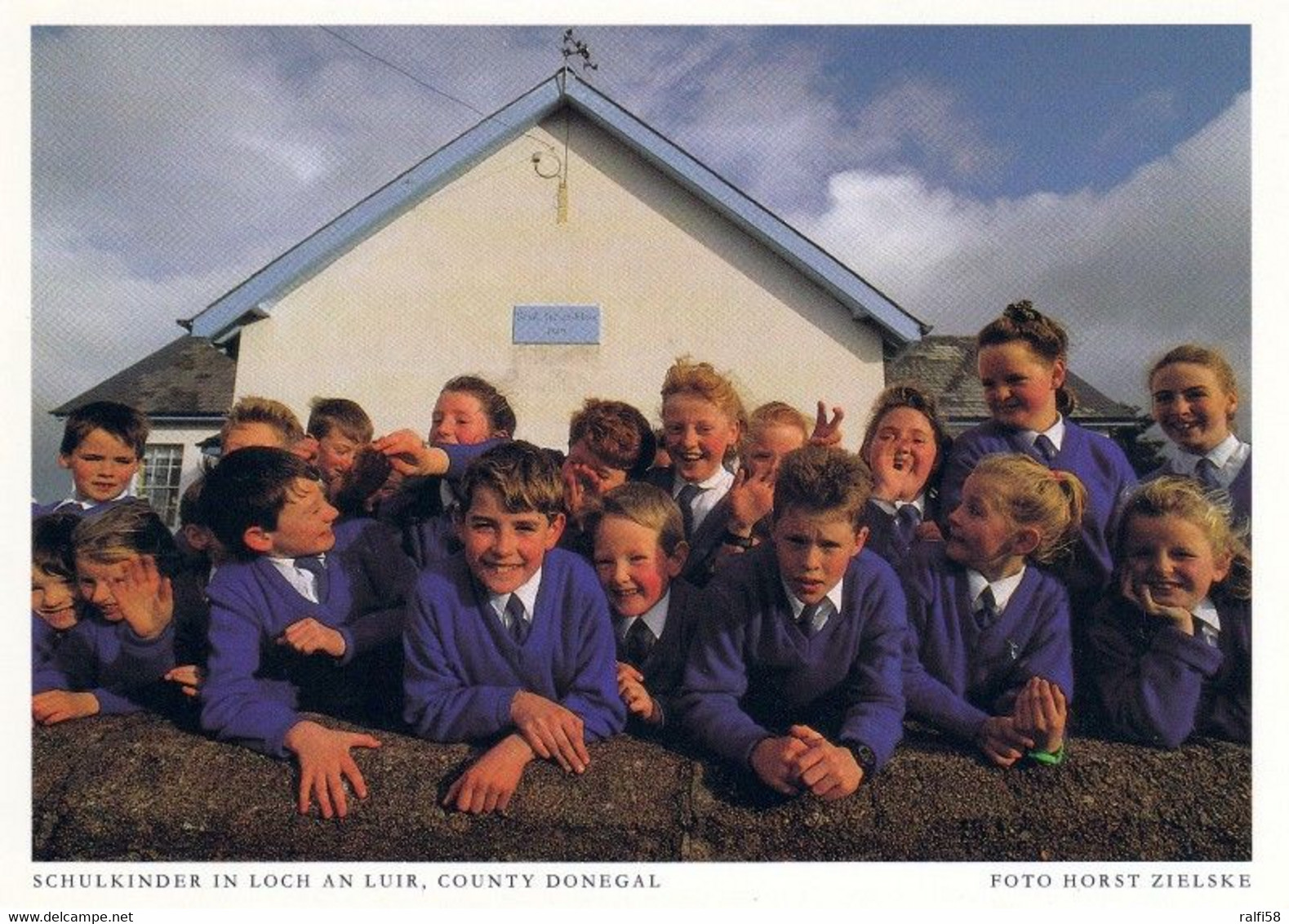 1 AK Irland / Ireland * Schulkinder In Loch And Luir Im County Donegal * - Donegal