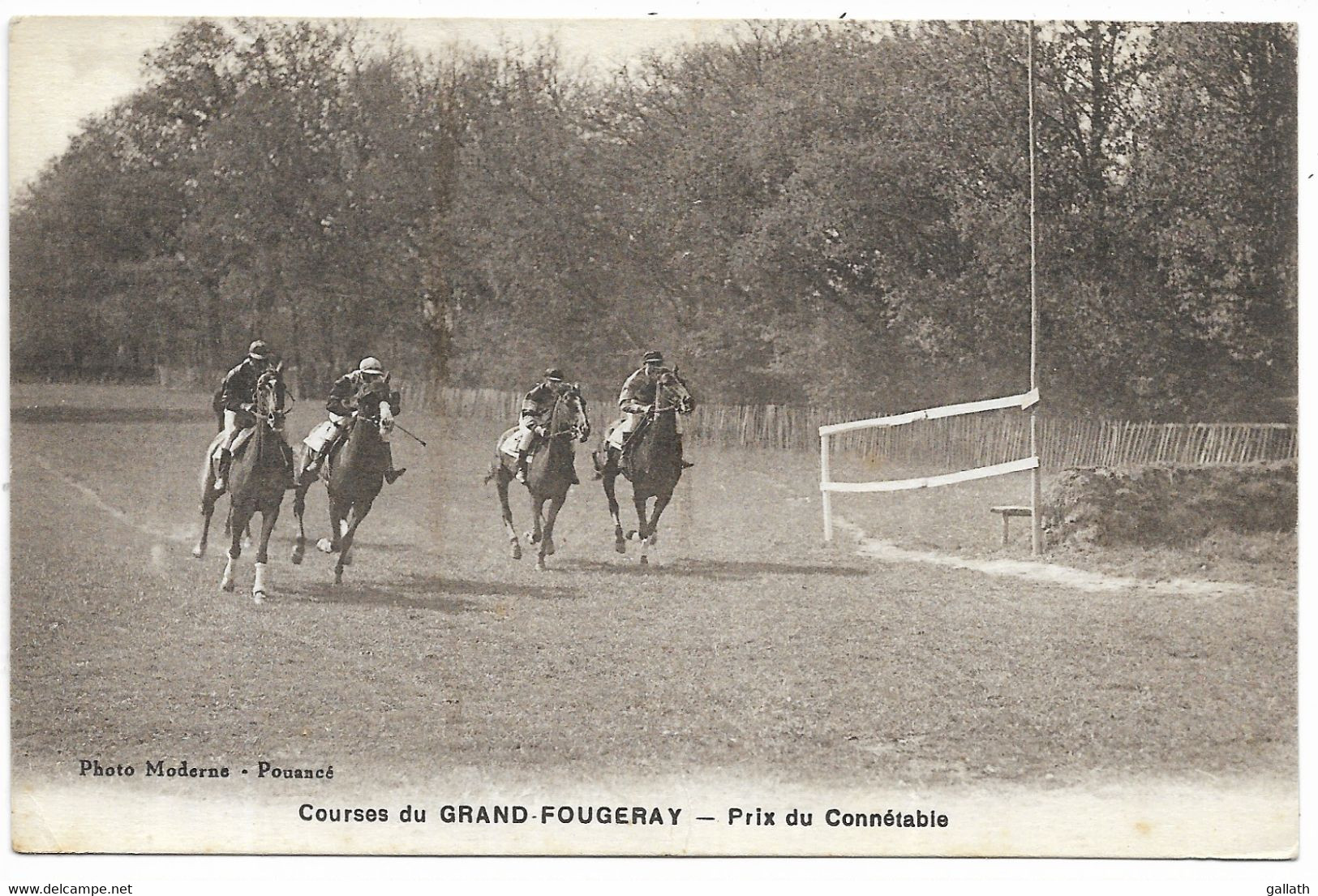 35-LE GRAND-FOUGERAY- Courses - Prix Du Connétable...  Animé  (pli) - Sonstige & Ohne Zuordnung