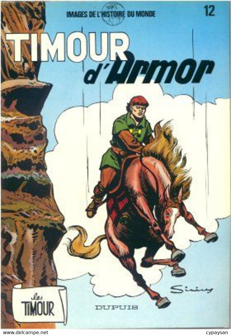 Timour 12 Timour D'Armor RE BE Dupuis 01/1987 Snoeck Sirius (BI6) - Timour