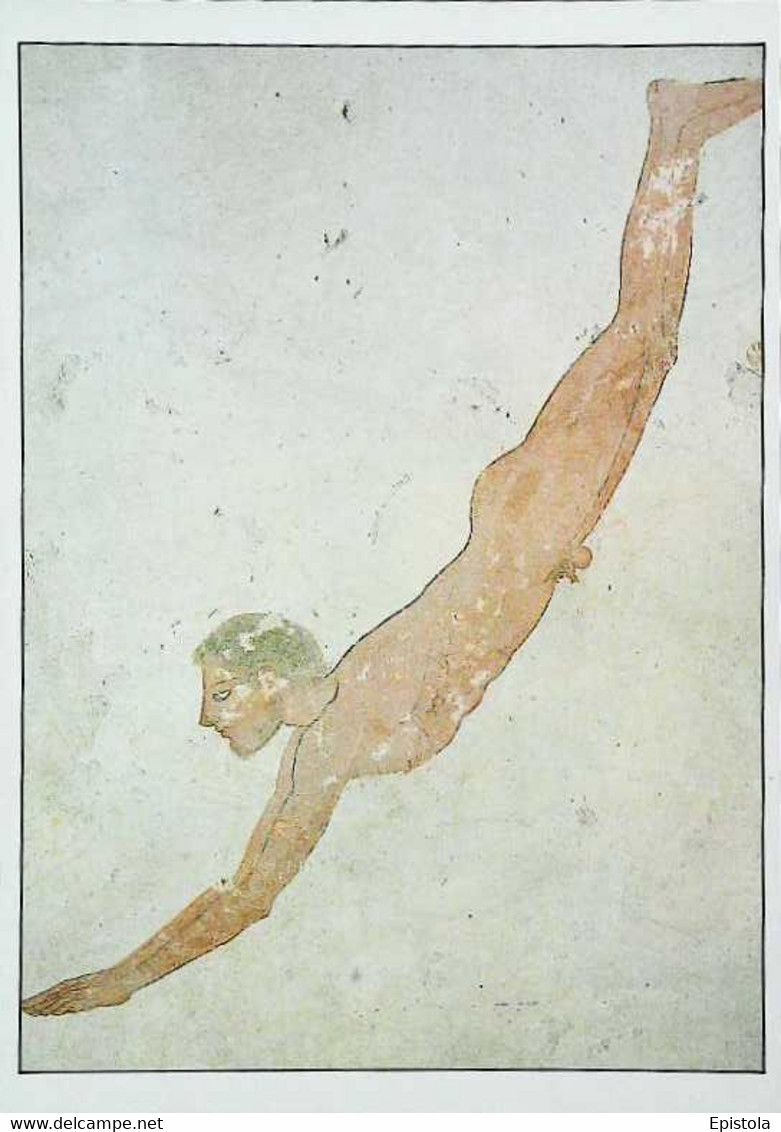 ►   Plongeur Fresque Vers 480 Av J-C -  Le Monde Grec En Italie   -  PAESTUM (Poseidonia)  (Environs De Naples) - Salto De Trampolin