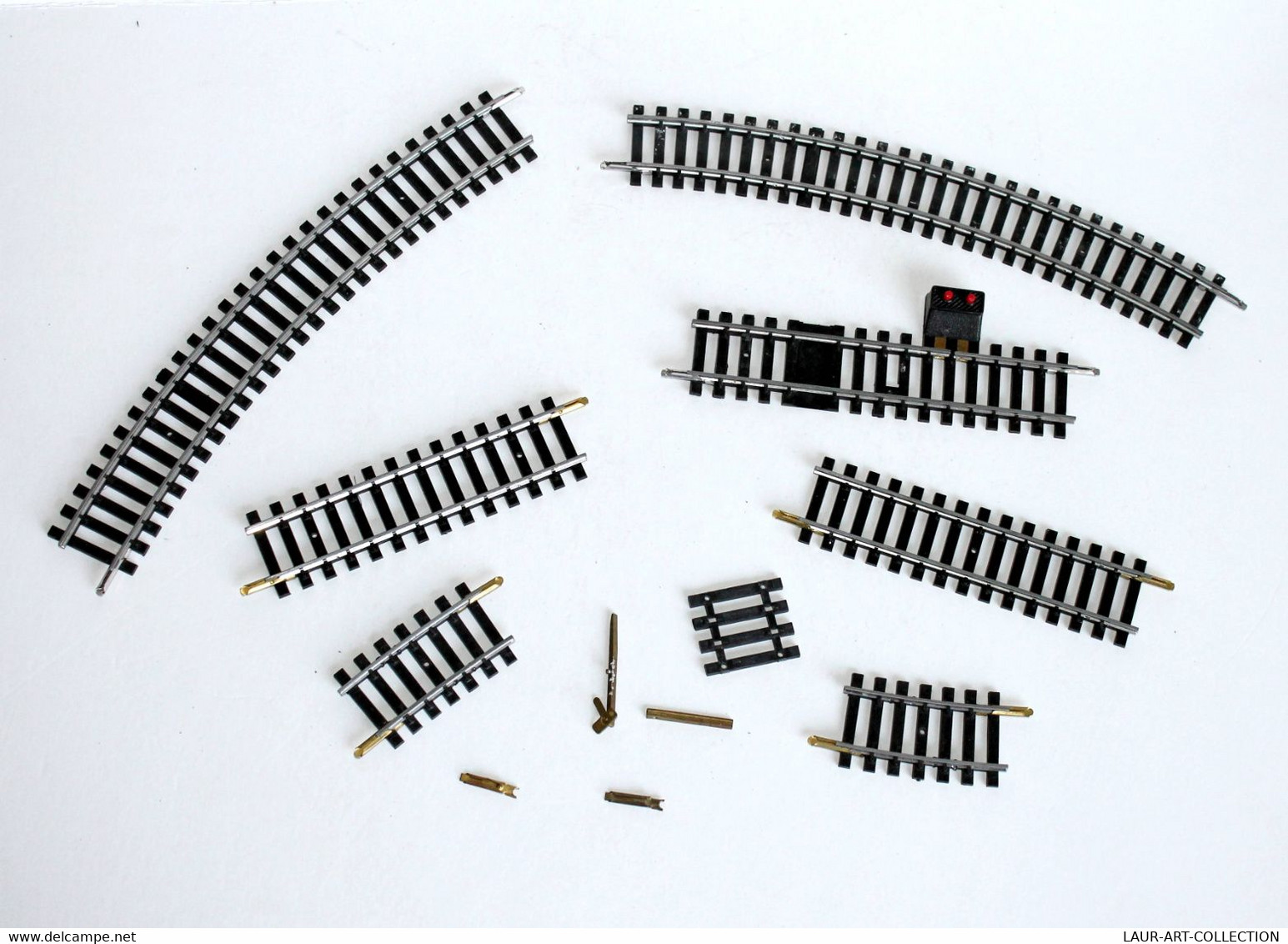 JOUEF HO 8 RAIL COURBE N°870 R=385mm R=15' DROIT N°475/2, 475/3, 475/2P + PIECES   (2203.23) - Rails