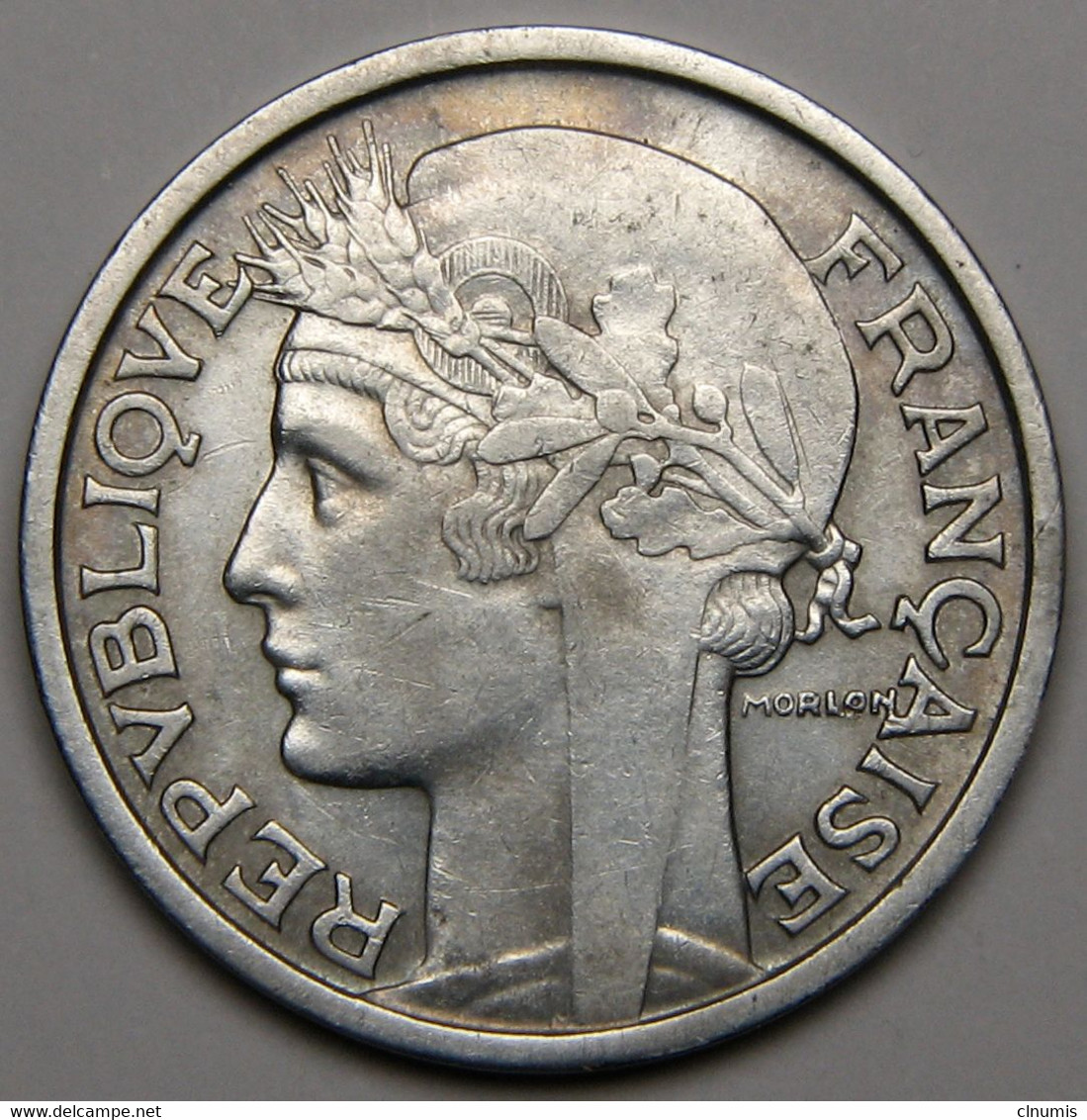 2 Francs Morlon, 1947, Aluminium - Gouvernement Provisoire - 2 Francs