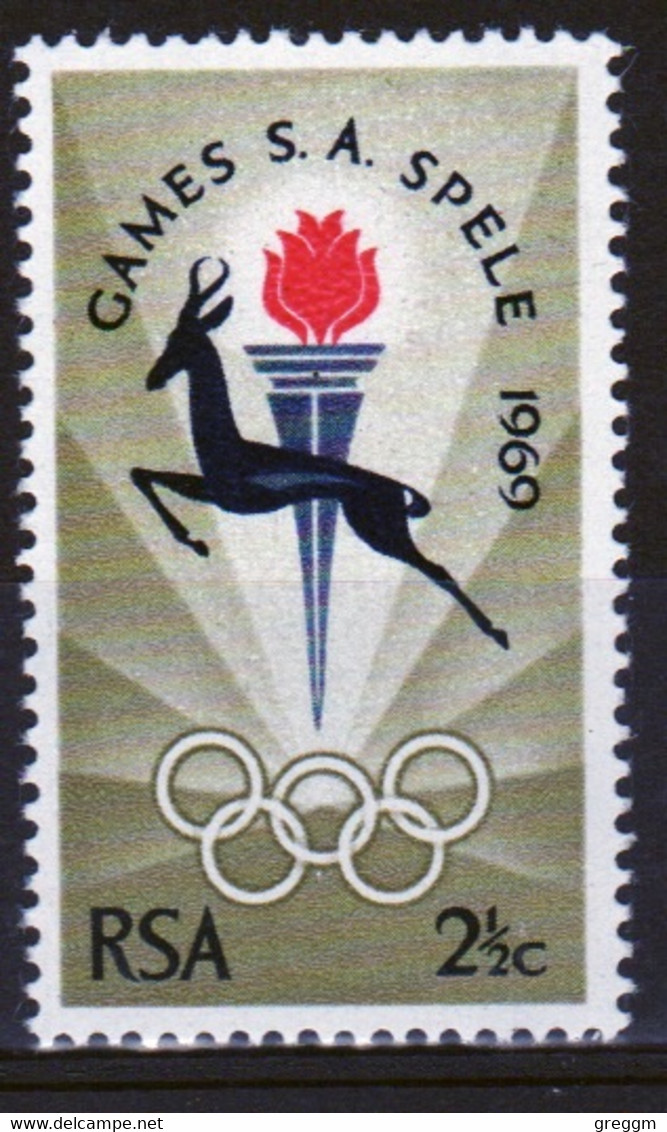 South Africa 1969 Single Stamp From The Set Issued To Celebrate The South African Games In Unmounted Mint. - Ongebruikt