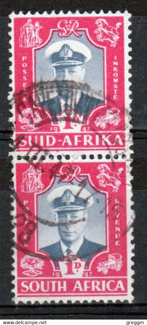 South Africa 1947 Pair Of Bi-lingual Stamps From The Set Issued To Celebrate The Royal Visit In Fine Used. - Neue Republik (1886-1887)