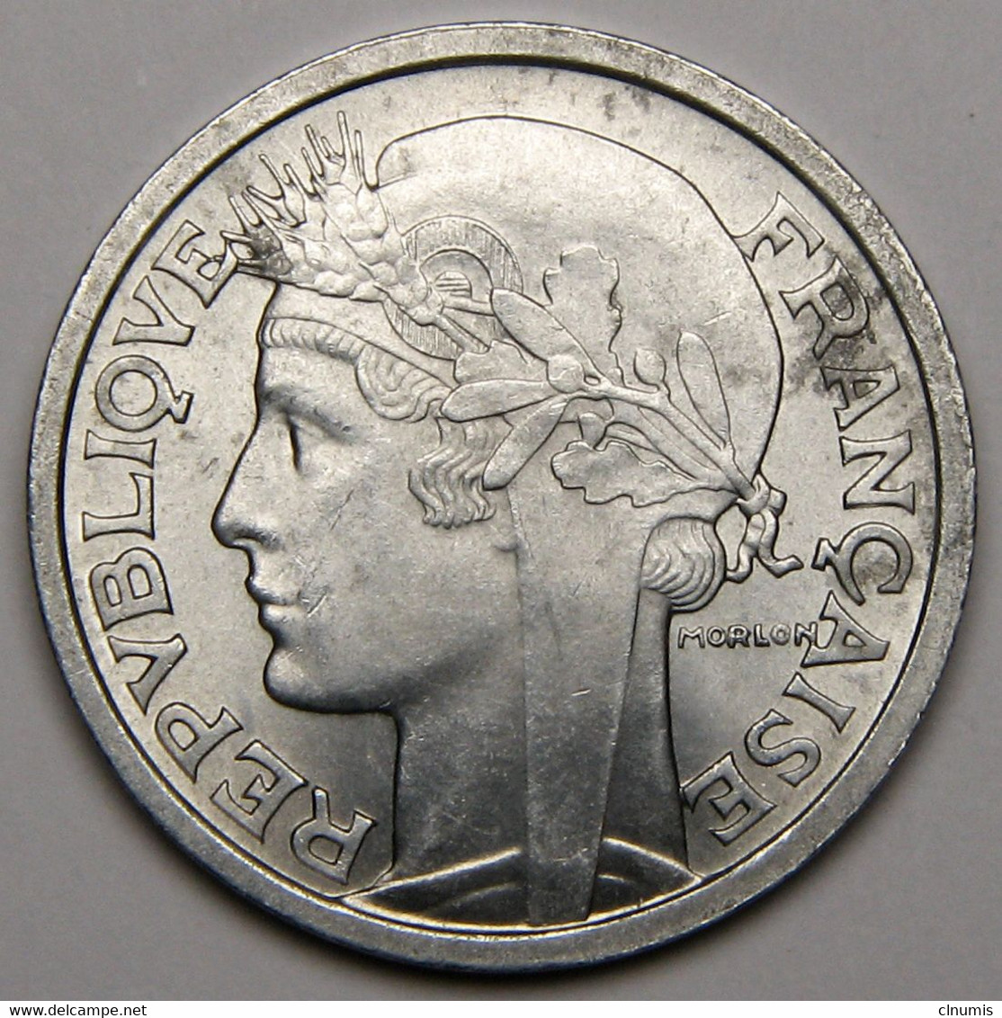 2 Francs Morlon, 1959,  Aluminium - IV° République - 2 Francs