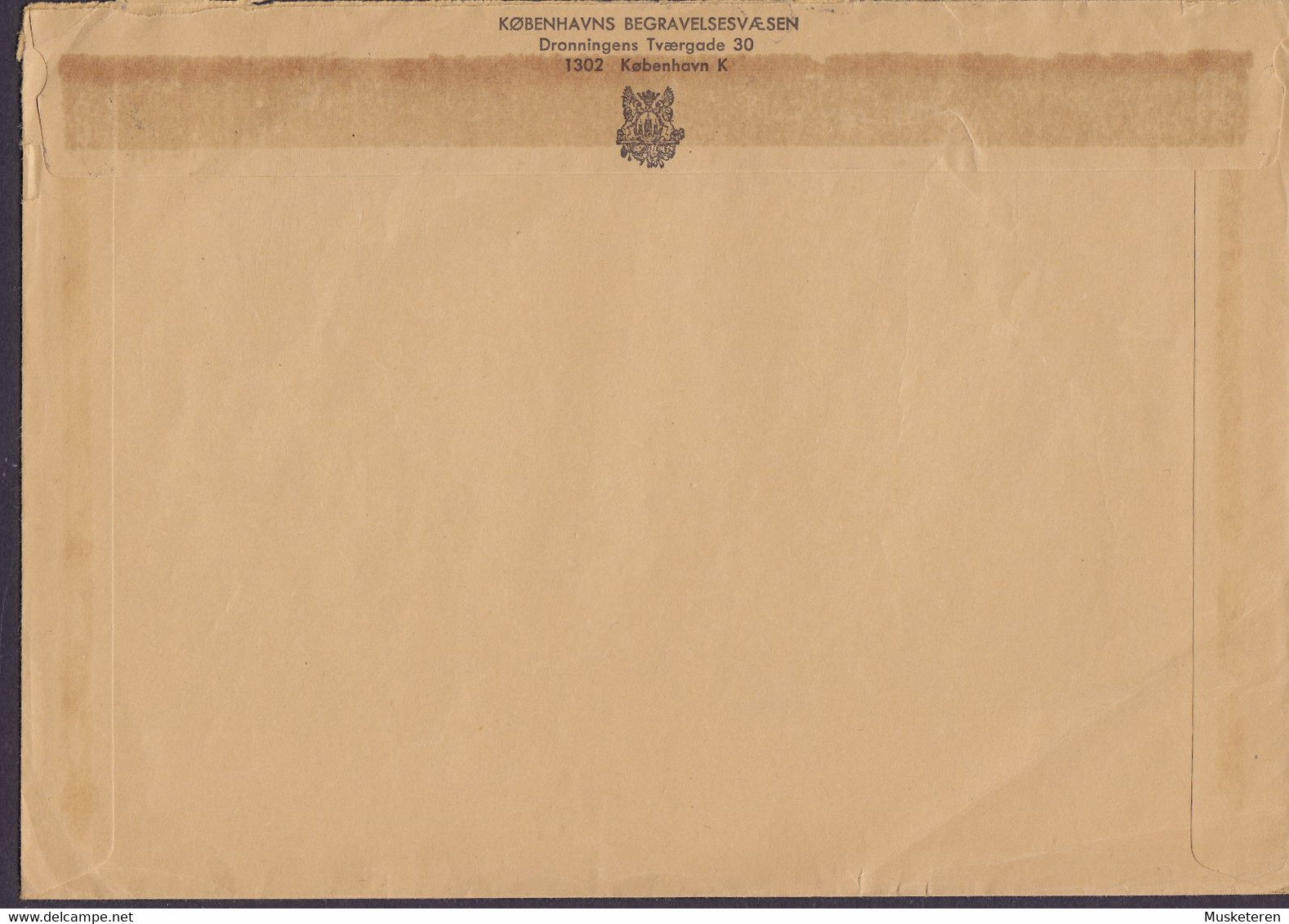 Denmark Perfin Perforé Lochung (Fig04a) 'ww' Københavns Kommune, KØBENHAVNS BEGRAVELSESVÆSEN 1969 Cover Brief - Variedades Y Curiosidades