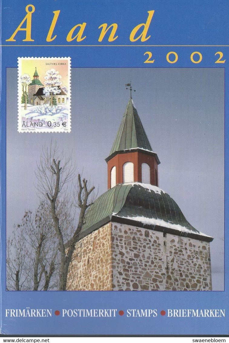 ALAND 2002. FRIMARKEN POSTIMERKIT STAMPS BRIEFMARKEN POSTZEGELHOES. KERK. SALTVIKS KYRKA - Bandes Cristal