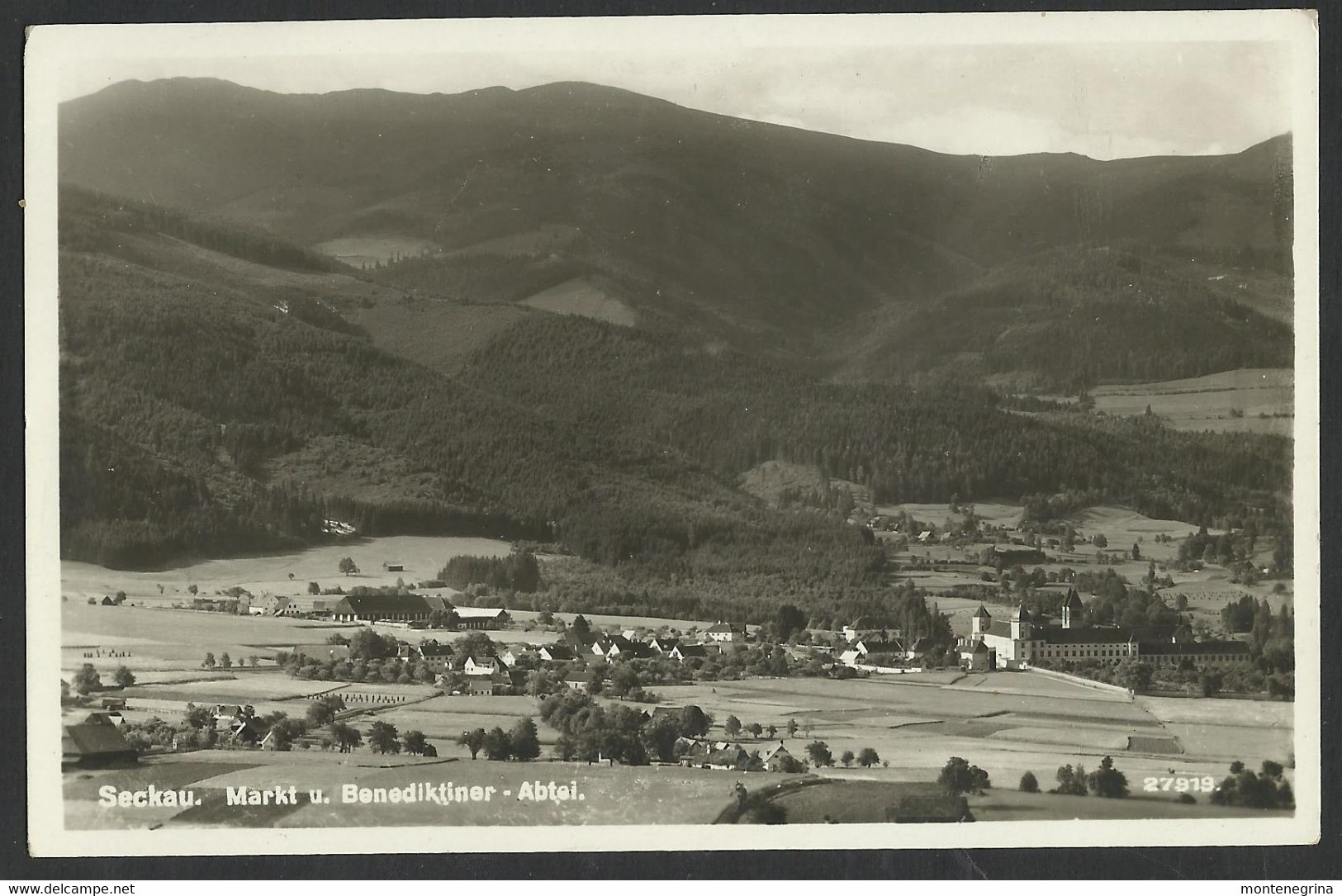 SECKAU - Panorama - Markt Und Benediktiner - Abtei  Old Postcard (see Sales Conditions) 05727 - Seckau