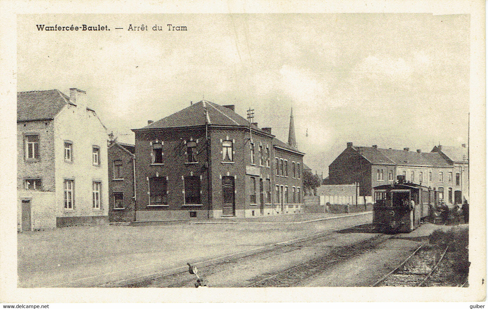 Wanfercée Baulet Arret Du Tram Vapeur - Fleurus