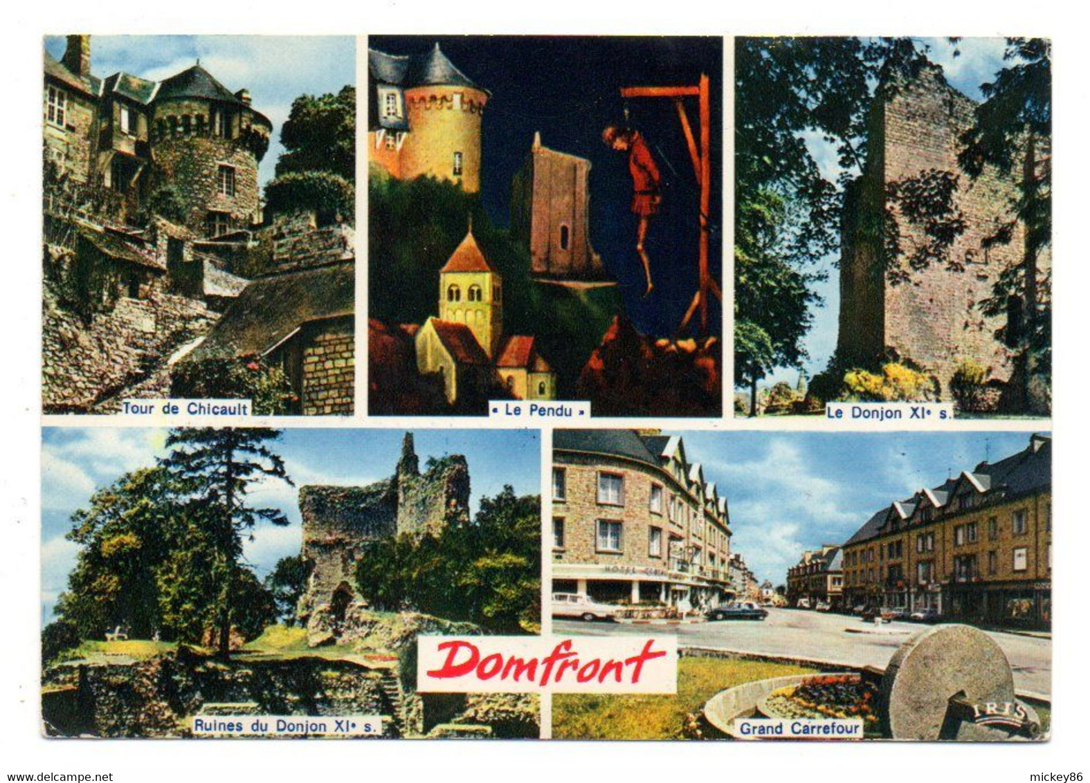 DOMFRONT --  1973 --  Multivues  ..........timbre...........cachet  St CYR DU BAILLEUL -50..................à  Saisir - Domfront