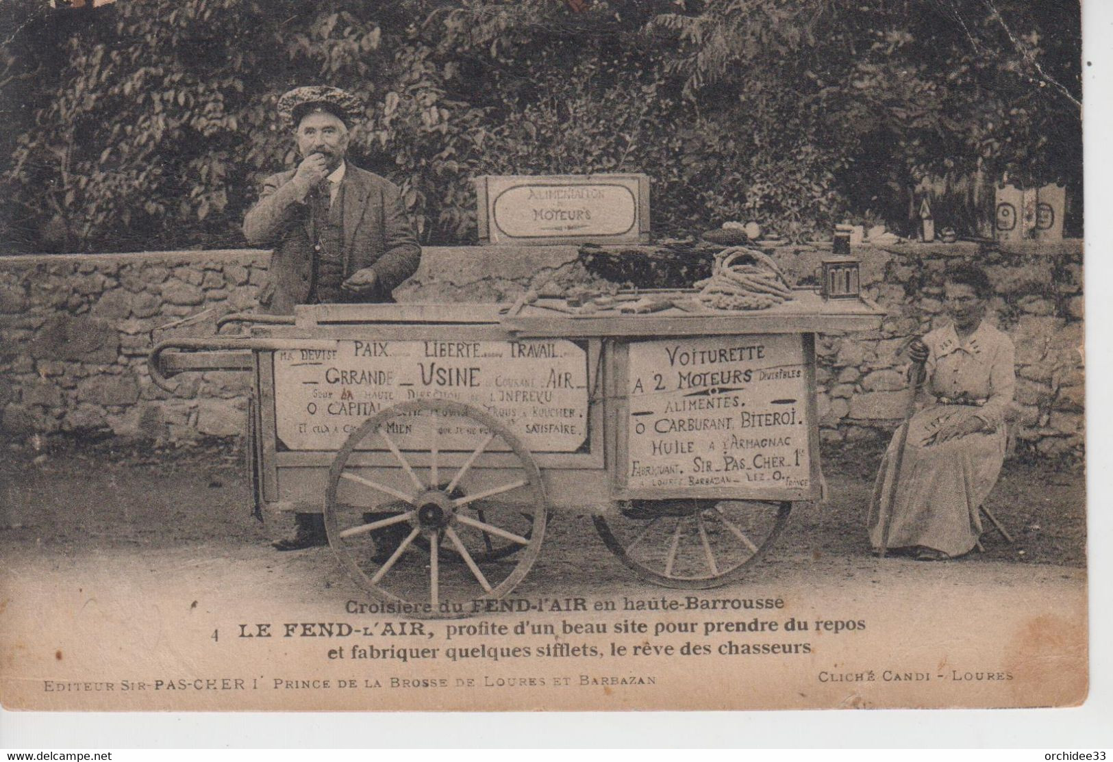 CPA Croisière Du Fend-l'Air En Haute-Barrousse (Barousse) - Le Fend-l'Air Profite D'un Beau Site...le Rêve Des Chasseurs - Aragnouet